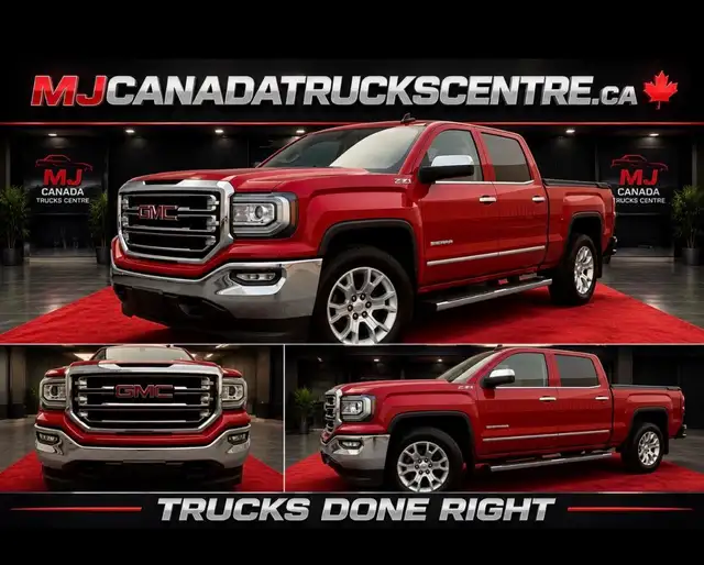 2017 GMC Sierra 1500 CREW CAB SLT 4WD FULLY  EQUIPPED - MORE  GM