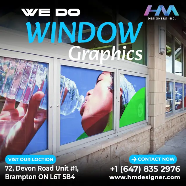Window Graphics – Custom Design & Installation
