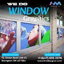 Window Graphics – Custom Design & Installation