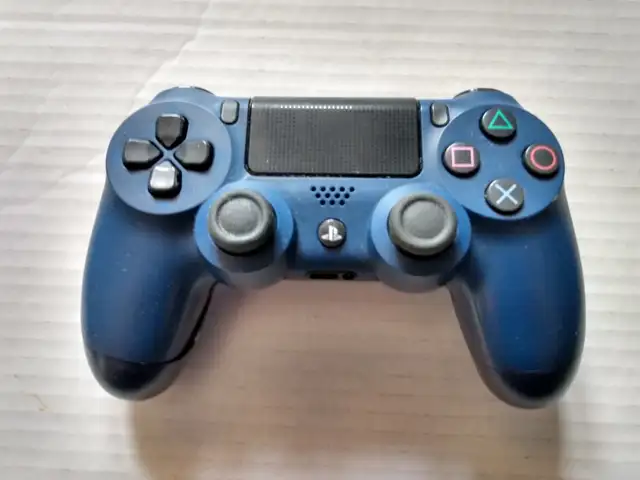 DARK BLUE OFFICIAL SONY PLAYSTATION 4 WIRELESS CONTROLLER PS4