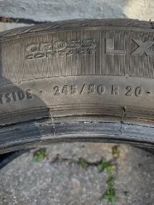 245-50R20x4 pneus été Continental CrossContact LX Sport. - Photo 6