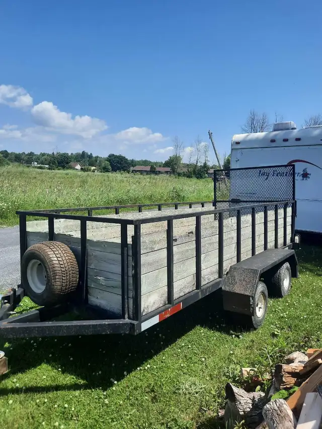 man with 12x4 trailer for dump runs