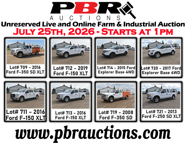 Unreserved Live & Online Farm & Industrial Auction