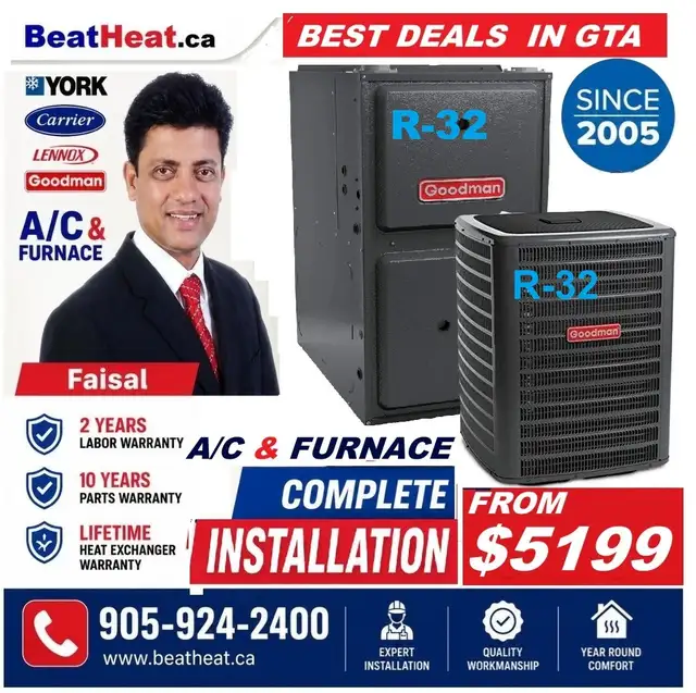 Save over $2000 when you buy Furnace & Air conditioner combo