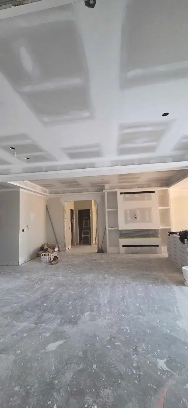 DRYWALLING, TAPING, POPCORN CEILING REMOVAL