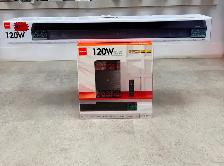 BRAND NEW 'MOXOM' SOUNDBAR WITH SUBWOOFER