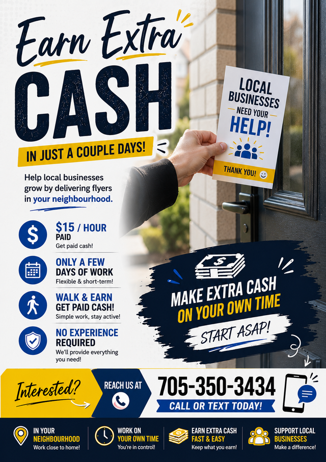 Flyer Delivery Opportunity
