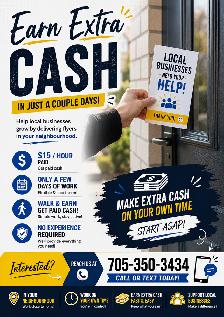Flyer Delivery Opportunity