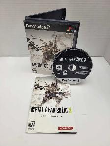 PS2 Metal Gear Solid 3