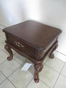 New (ASHLEY) Large Size, Solid Wood End Table