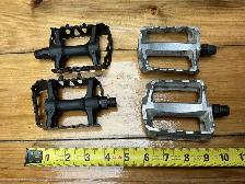 VP - 466 Silver & Black Bicycle Pedals !