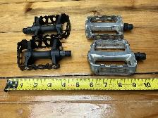 VP - 466 Silver & Black Bicycle Pedals ! - Photo 2