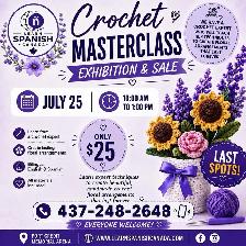 Crochet Masterclass, exhibition and sale