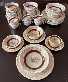 Vaisselle anglaise de collection