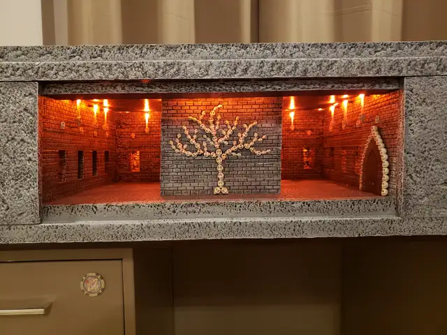 Handmade Miniature Crypt & Coffins made by seller