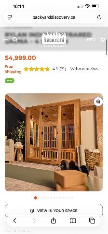Rylan 4 person infrared sauna