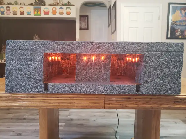 Miniature Dungeon Hand Crafted with Lighting