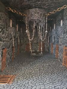 Miniature Dungeon Hand Crafted with Lighting - Photo 2