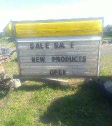 Letter sign