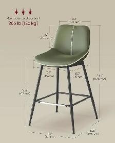 Brand New Set of 2 Swivel Bar Stools $178 - Photo 5
