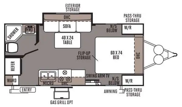 2014 Forest River RV Rockwood Mini Lite 2109S