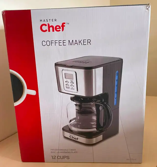 Brand New Master Chef Coffee Maker – Never Used!