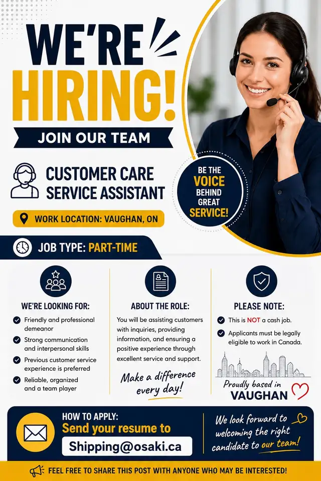 Customer service Assistant