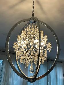 OVE Decors 5 Lights LED Chrome Chandelier - Photo 2