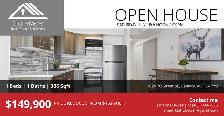 Apartment Renovated with in-suite laundry and balcony $149,900
