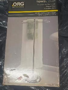 ORG Floor Standing S-Style Towel Holder New in Box