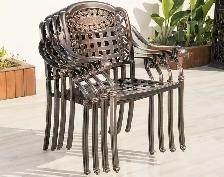 Brand New 5pcs Round Cast Aluminum Dining Set BBQ Table $1499 - Photo 5