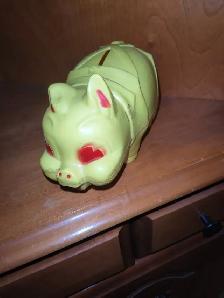 Piggy bank 'Looney bin' and plastic antique piggybank - Photo 4