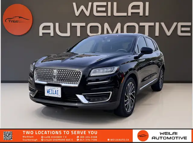 2019 Lincoln Nautilus Reserve/No Accident/AWD