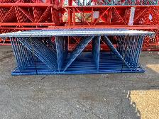 Used 12' x 42" RediRack pallet racking frames for sale.