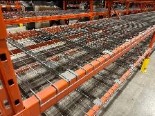 1000's of used wire mesh decks for pallet racking available