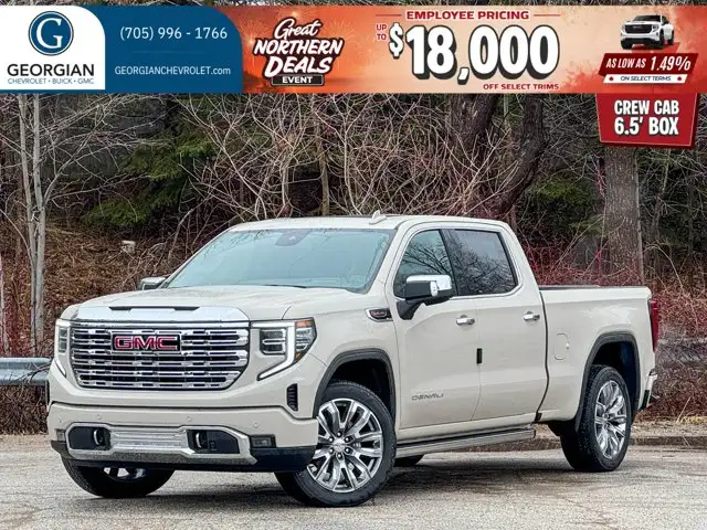 2026 GMC Sierra 1500 Denali- Power Sunroof - Towing up to