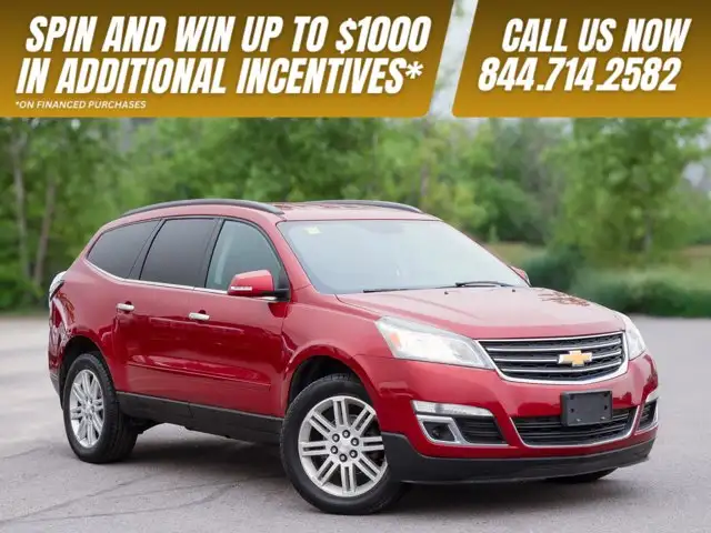 2013 Chevrolet Traverse 1LT - Adjustable Lumbar | Back-Up Camera