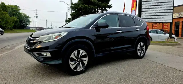 2015 Honda CR-V AWD 5dr Touring-SUNROOF-LEATHER-RAIN SENSOR WIND