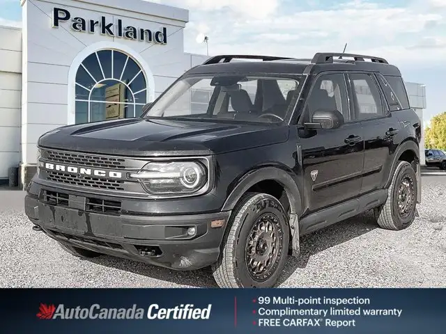 2023 Ford Bronco Sport Badlands 4x4 Sunroof Nav Heated Leather