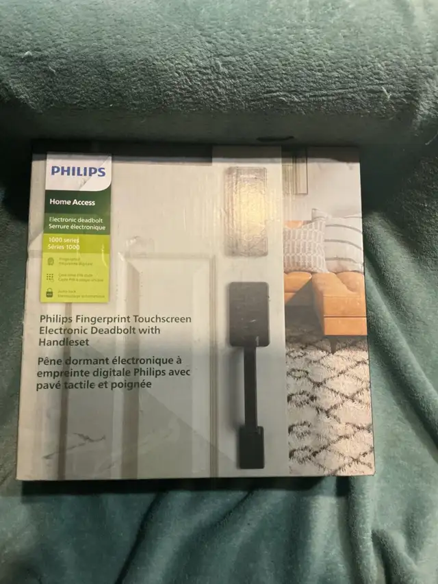 Philips electronic deadbolt fingerprint touchscreen