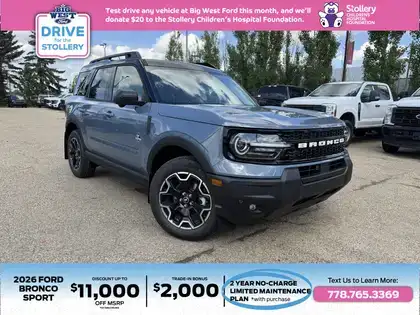 2026 Ford Bronco Sport OUTER BANKS w/TECH PKG, MNRF & INT. PRO P