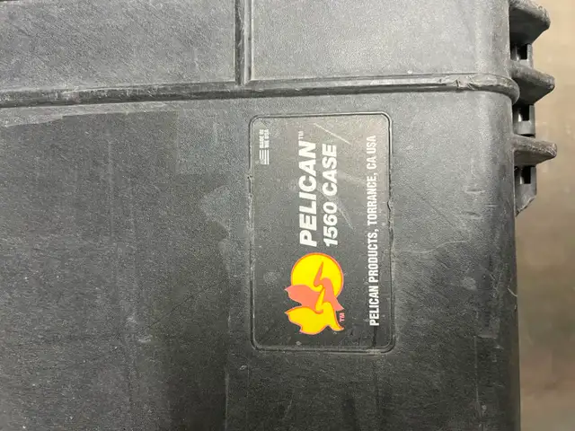 Pelican travel case.
