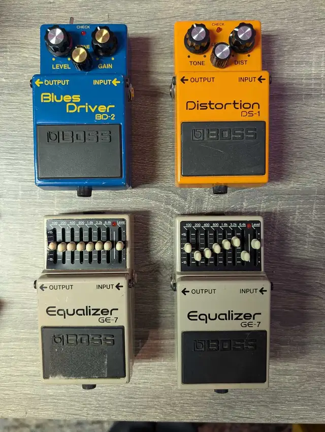 Modded Boss pedals