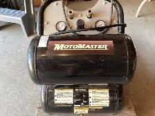 5 gallon dual tank air compressor.$120.00