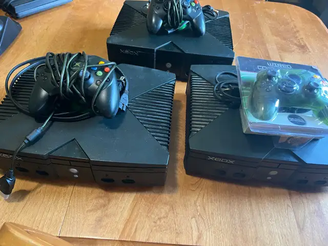 original Xbox consoles