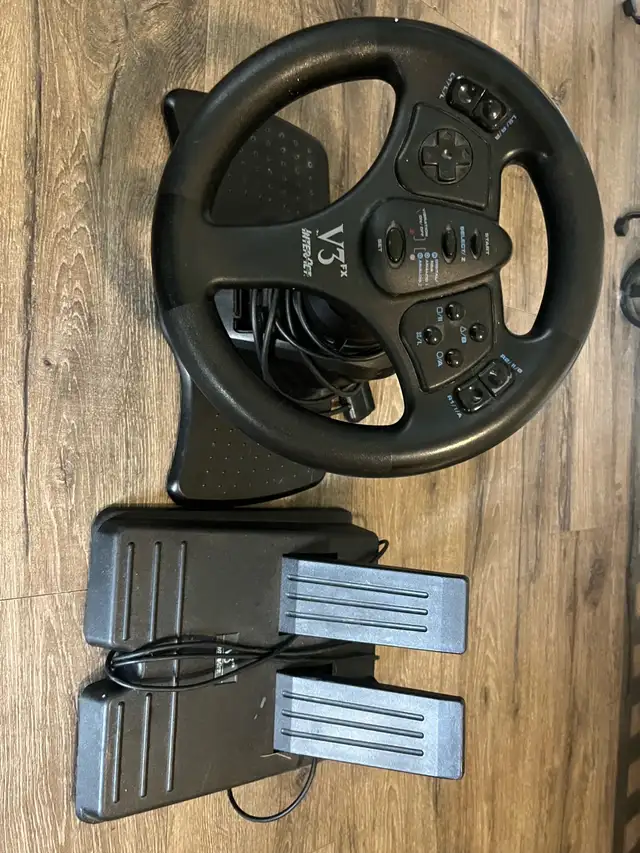 v3fx interact racing wheel and peddles