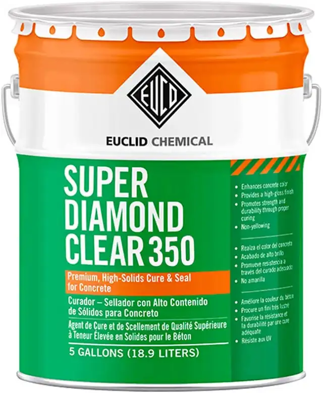Super Diamond Clear 350 concrete and driveway sealer, 5-gallon