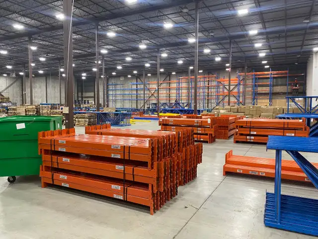 new and used redirack beams for pallet racking in stock