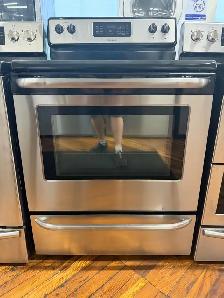 Frigidaire stainless steel glass top stove