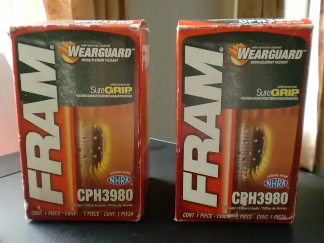 2 Fram Oil Filters CPH3980 - New